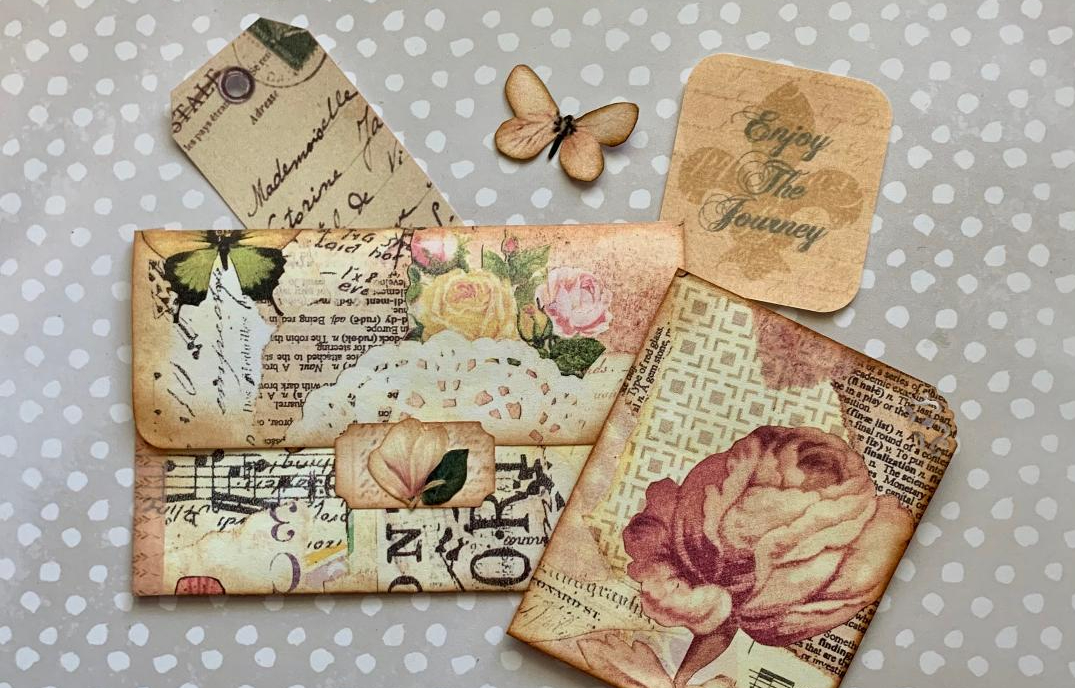 Creating Junk Journal Envelopes from a Collage Masterboard